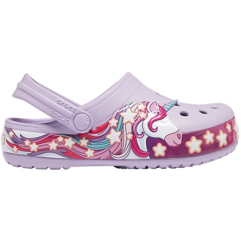 Chodaki dla dzieci Crocs FunLab Unicorn Band Cg K fioletowe 206270 530 Crocs