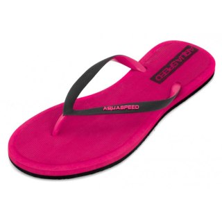 Klapki basenowe damskie Aqua-speed Genoa różowe kol.03 AQUA-SPEED