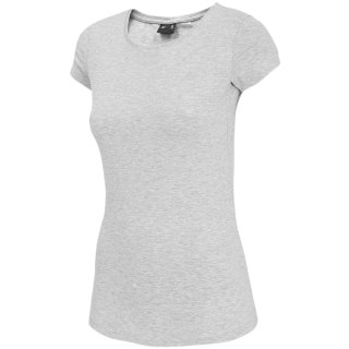 Koszulka damska 4F chłodny jasny szary melanż NOSH4 TSD001 27M 4F