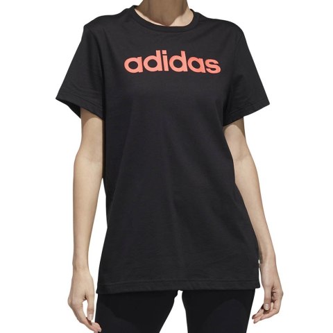 Koszulka damska adidas Essentials Linear Loose Tee czarna GL6333 Adidas