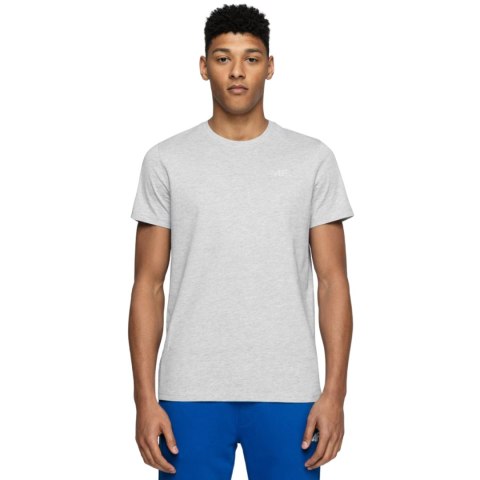 Koszulka męska 4F chłodny jasny szary melanż NOSH4 TSM003 27M 4F