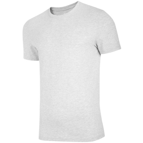 Koszulka męska 4F chłodny jasny szary melanż NOSH4 TSM003 27M 4F