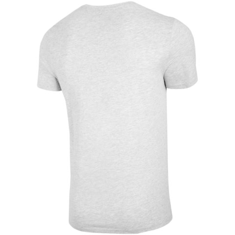 Koszulka męska 4F chłodny jasny szary melanż NOSH4 TSM003 27M 4F