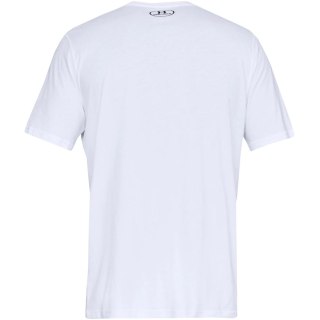 Koszulka męska Under Armour Sportstyle Left Chest SS biała 1326799 100 Under Armour