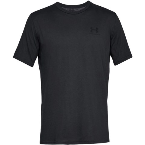 Koszulka męska Under Armour Sportstyle Left Chest SS czarna 1326799 001 Under Armour