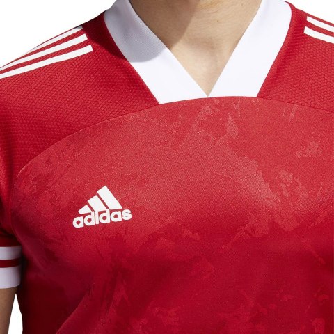 Koszulka męska adidas Condivo 20 Jersey czerwona FT7257 Adidas teamwear