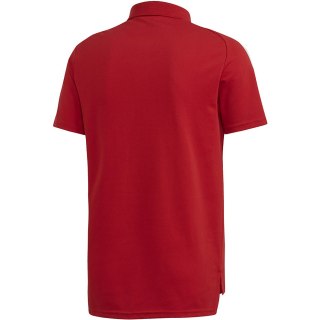 Koszulka męska adidas Condivo 20 Polo czerwono-biała ED9235 Adidas teamwear