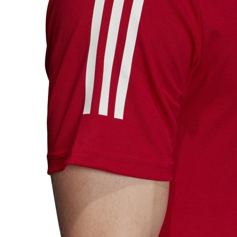 Koszulka męska adidas Condivo 20 Polo czerwono-biała ED9235 Adidas teamwear