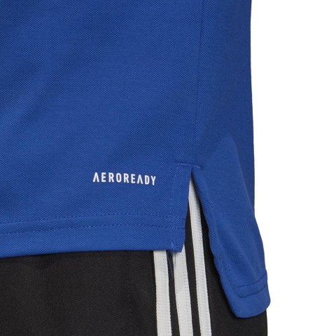 Koszulka męska adidas Condivo 20 Polo niebiesko-biała ED9237 Adidas teamwear
