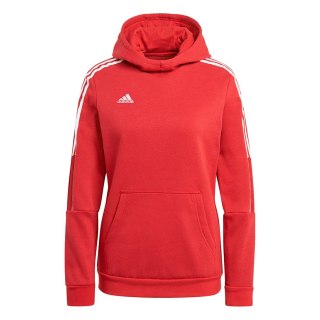 Bluza damska adidas Tiro 21 Sweat Hoody czerwona GM7327 Adidas teamwear