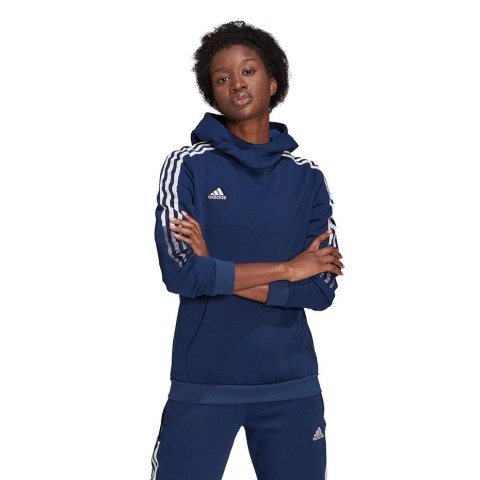 Bluza damska adidas Tiro 21 Sweat Hoody granatowa GK9678 Adidas teamwear