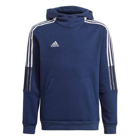 Bluza dla dzieci adidas Tiro 21 Sweat Hoody granatowa GK9680 Adidas teamwear