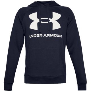 Bluza męska Under Armour Rival Fleece Big Logo HD granatowa 1357093 410 Under Armour