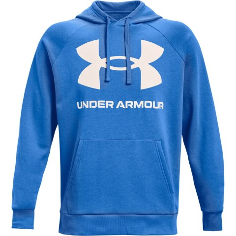 Bluza męska Under Armour Rival Fleece Big Logo HD jasny niebieski 1357093 787 Under Armour