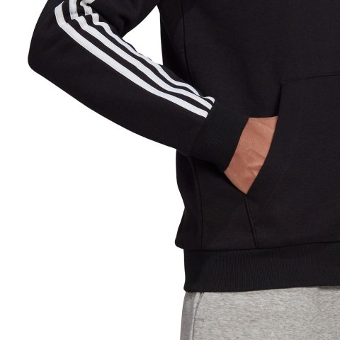 Bluza męska adidas Essentials Full-Zip Hoodie czarna GK9051 Adidas