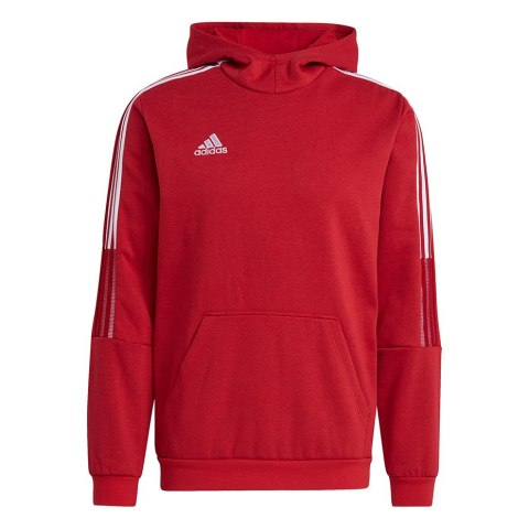 Bluza męska adidas Tiro 21 Sweat Hoody czerwona GM7353 Adidas teamwear
