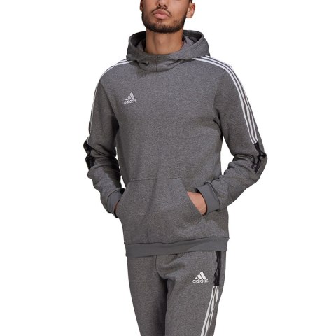 Bluza męska adidas Tiro 21 Sweat Hoody szara GP8805 Adidas teamwear