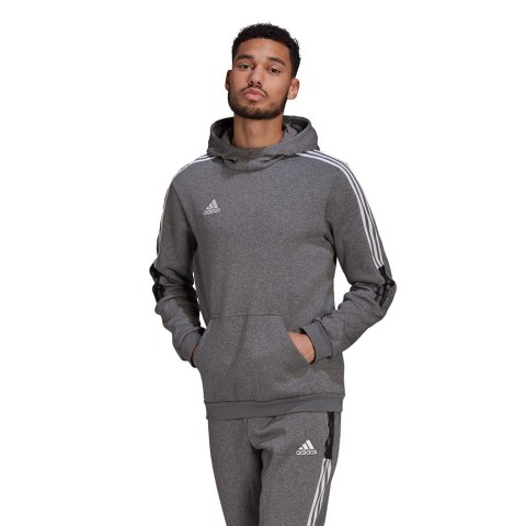 Bluza męska adidas Tiro 21 Sweat Hoody szara GP8805 Adidas teamwear