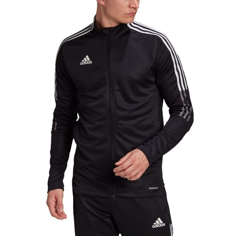 Bluza męska adidas Tiro 21 Track czarna GM7319 Adidas teamwear