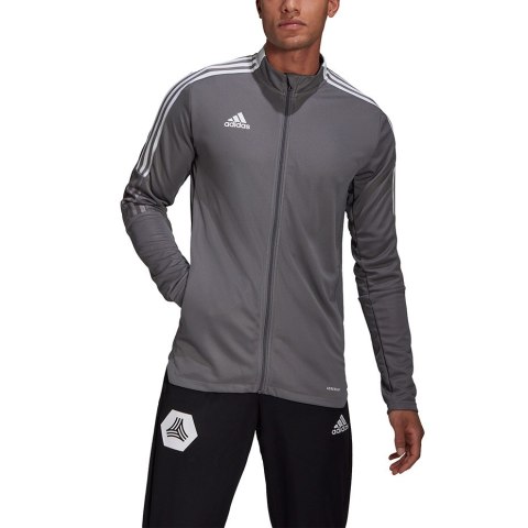 Bluza męska adidas Tiro 21 Track szara GM7306 Adidas teamwear