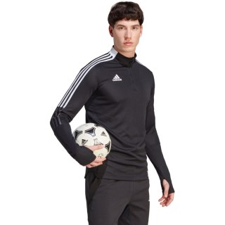 Bluza męska adidas Tiro 21 Training Top czarna GH7304 Adidas teamwear