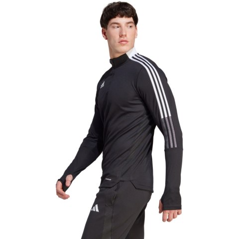 Bluza męska adidas Tiro 21 Training Top czarna GH7304 Adidas teamwear