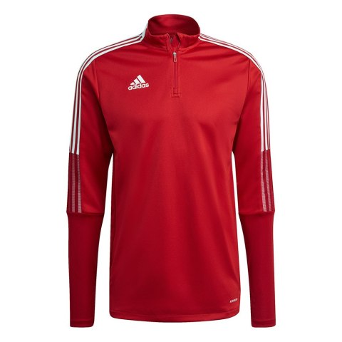 Bluza męska adidas Tiro 21 Training Top czerwona GH7303 Adidas teamwear