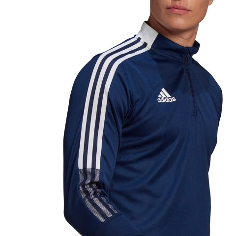 Bluza męska adidas Tiro 21 Training Top granatowa GE5426 Adidas teamwear