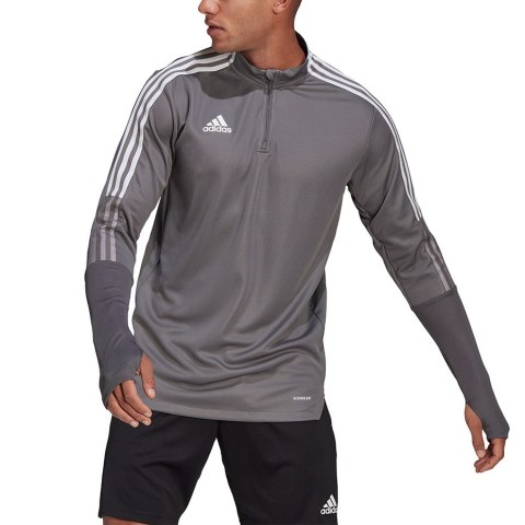 Bluza męska adidas Tiro 21 Training Top szara GH7301 Adidas teamwear