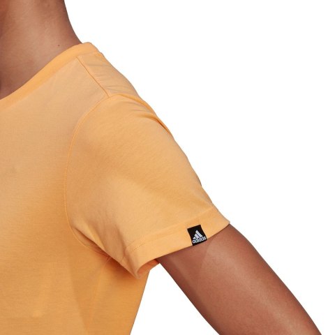 Koszulka damska adidas Outlined Floral Graphic T-Shirt żółta GL1030 Adidas