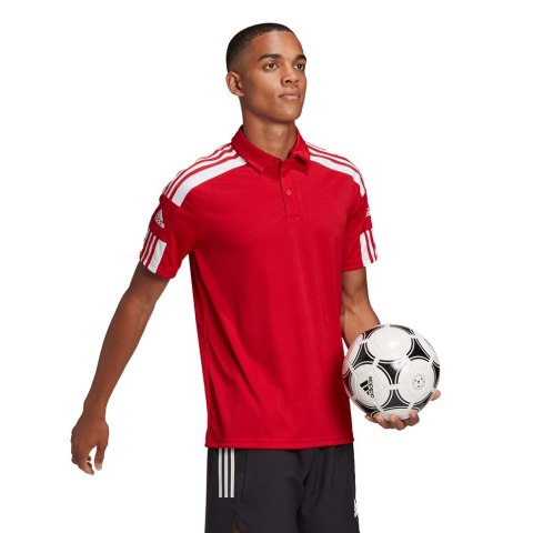 Koszulka męska adidas Squadra 21 Polo czerowna GP6429 Adidas teamwear