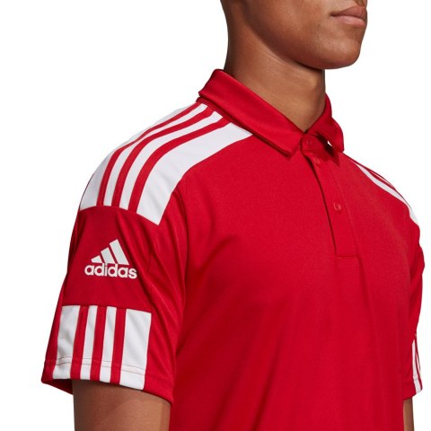 Koszulka męska adidas Squadra 21 Polo czerowna GP6429 Adidas teamwear
