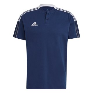 Koszulka męska adidas Tiro 21 Polo granatowa GH4462 Adidas teamwear