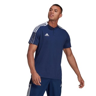 Koszulka męska adidas Tiro 21 Polo granatowa GH4462 Adidas teamwear