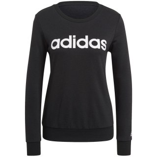 Bluza damska adidas Essentials Linear Sweatshirt czarna GL0718 Adidas