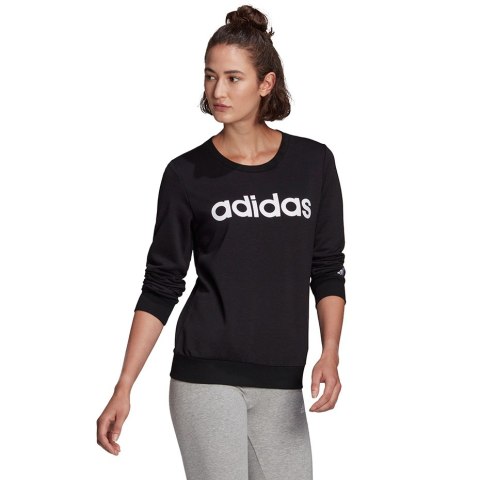 Bluza damska adidas Essentials Linear Sweatshirt czarna GL0718 Adidas