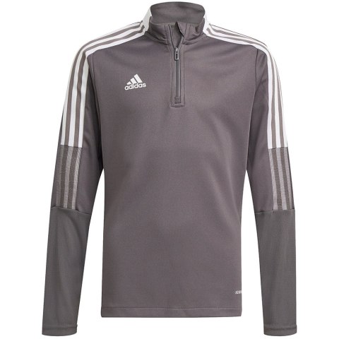 Bluza dla dzieci adidas Tiro 21 Training Top Youth szara GM7321 Adidas teamwear