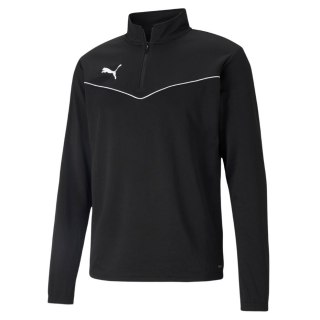 Bluza męska Puma teamRISE 1 4 Zip Top czarna 657394 03 Puma