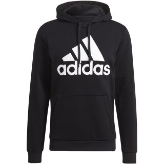Bluza męska adidas Essentials Fleece Big Logo Hoodie czarna GK9220 Adidas
