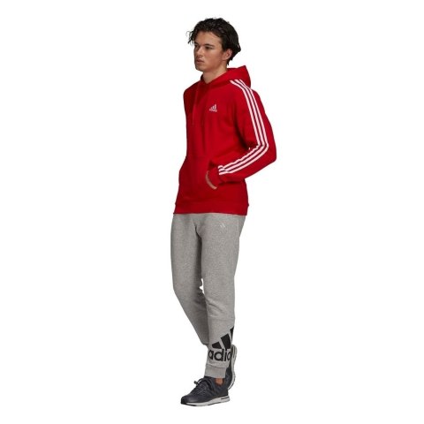 Bluza męska adidas Essentials Fleece czerwona GU2523 Adidas
