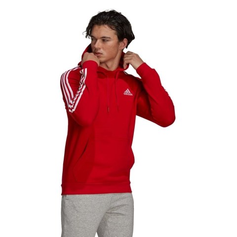 Bluza męska adidas Essentials Fleece czerwona GU2523 Adidas