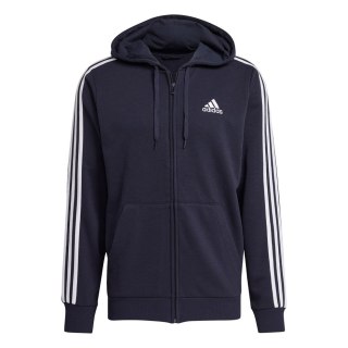 Bluza męska adidas Essentials Full-Zip Hoodie granatowa GK9033 Adidas