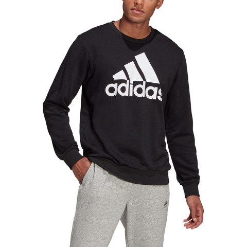 Bluza męska adidas Essentials Sweatshirt czarna GK9076 Adidas