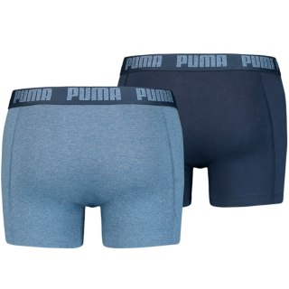 Bokserki męskie Puma Basic Boxer 2P niebieskie, granatowe 906823 36 Puma
