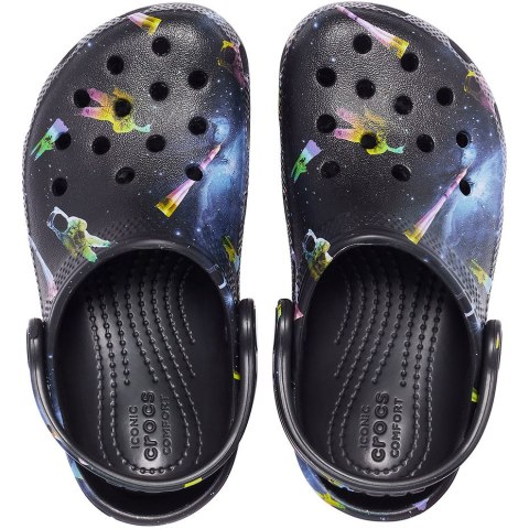 Chodaki dla dzieci Crocs Classic Out Of This World II Clog czarne 206818 001 Crocs