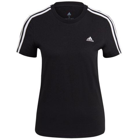 Koszulka damska adidas Essentials Slim T-Shirt czarna GL0784 Adidas