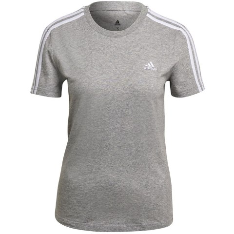 Koszulka damska adidas Essentials Slim T-shirt szara GL0785 Adidas