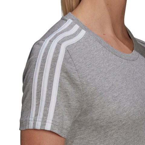 Koszulka damska adidas Essentials Slim T-shirt szara GL0785 Adidas