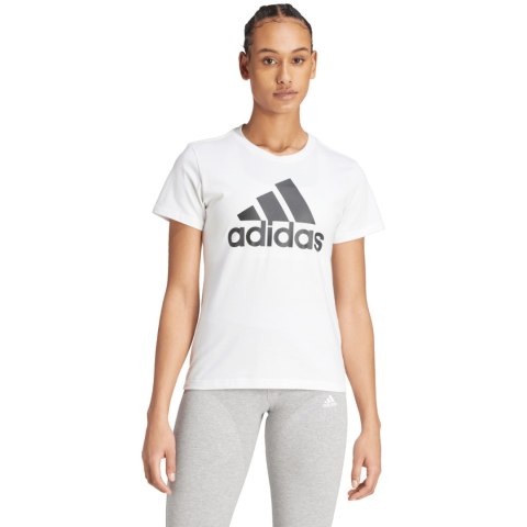 Koszulka damska adidas Loungewear Essentials Logo Tee biała GL0649 Adidas
