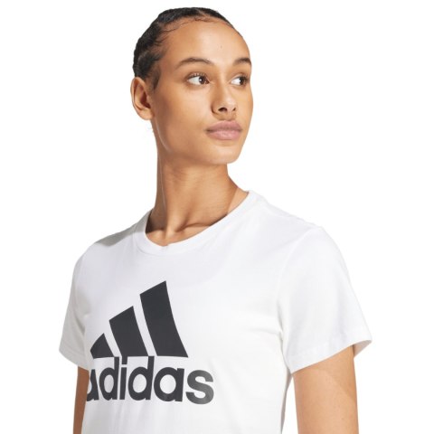 Koszulka damska adidas Loungewear Essentials Logo Tee biała GL0649 Adidas